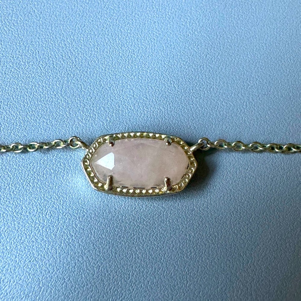 kendra scott elisa gold pendant- pouch included